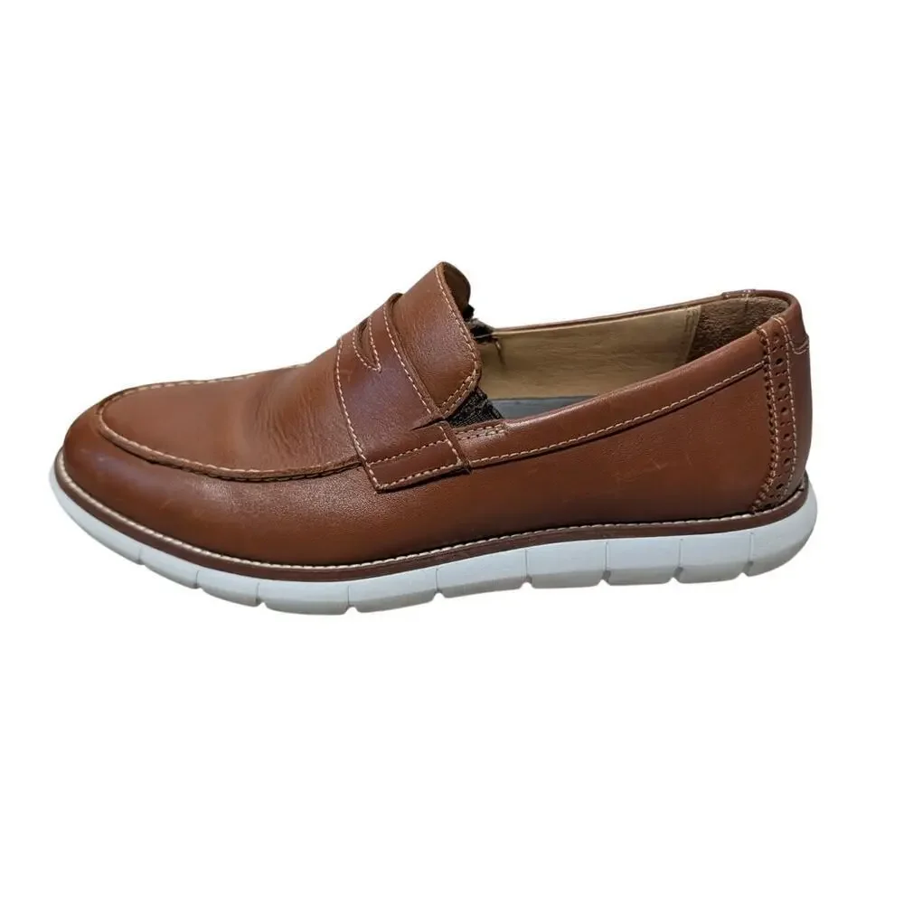 JOHNSON & MURPHY  Men's Casual Dress Shoes/Loafers size 8; Leather, Damage